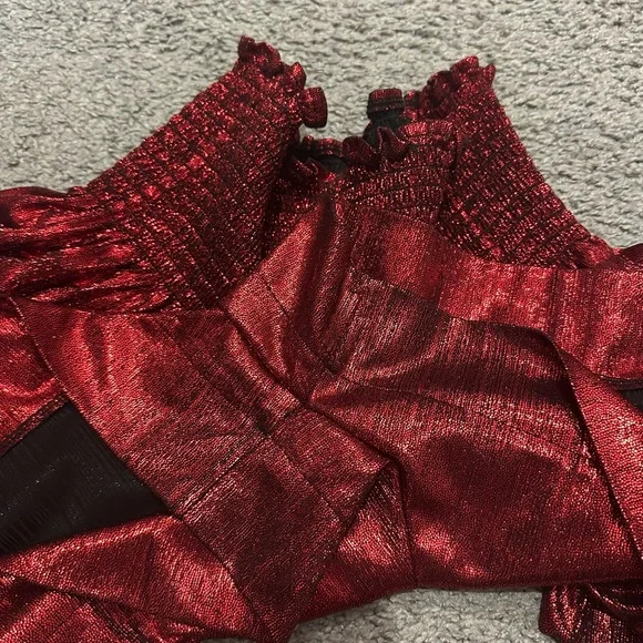 Queen of sparkles swing shorts red - Picture 4 of 5